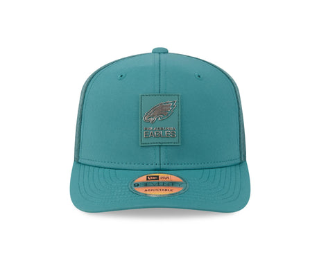 Eagles 2025 New Era Men's Dark Green 9SEVENTY Sideline Hat