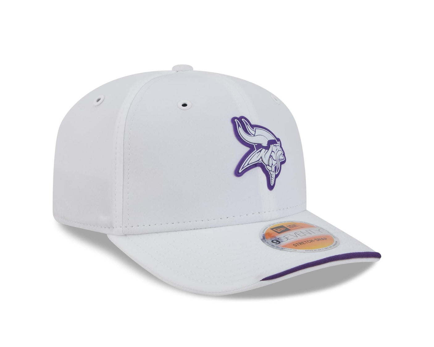 Vikings 2026 New Era Men's 9SEVENTY Stretch Snap Sideline Hat