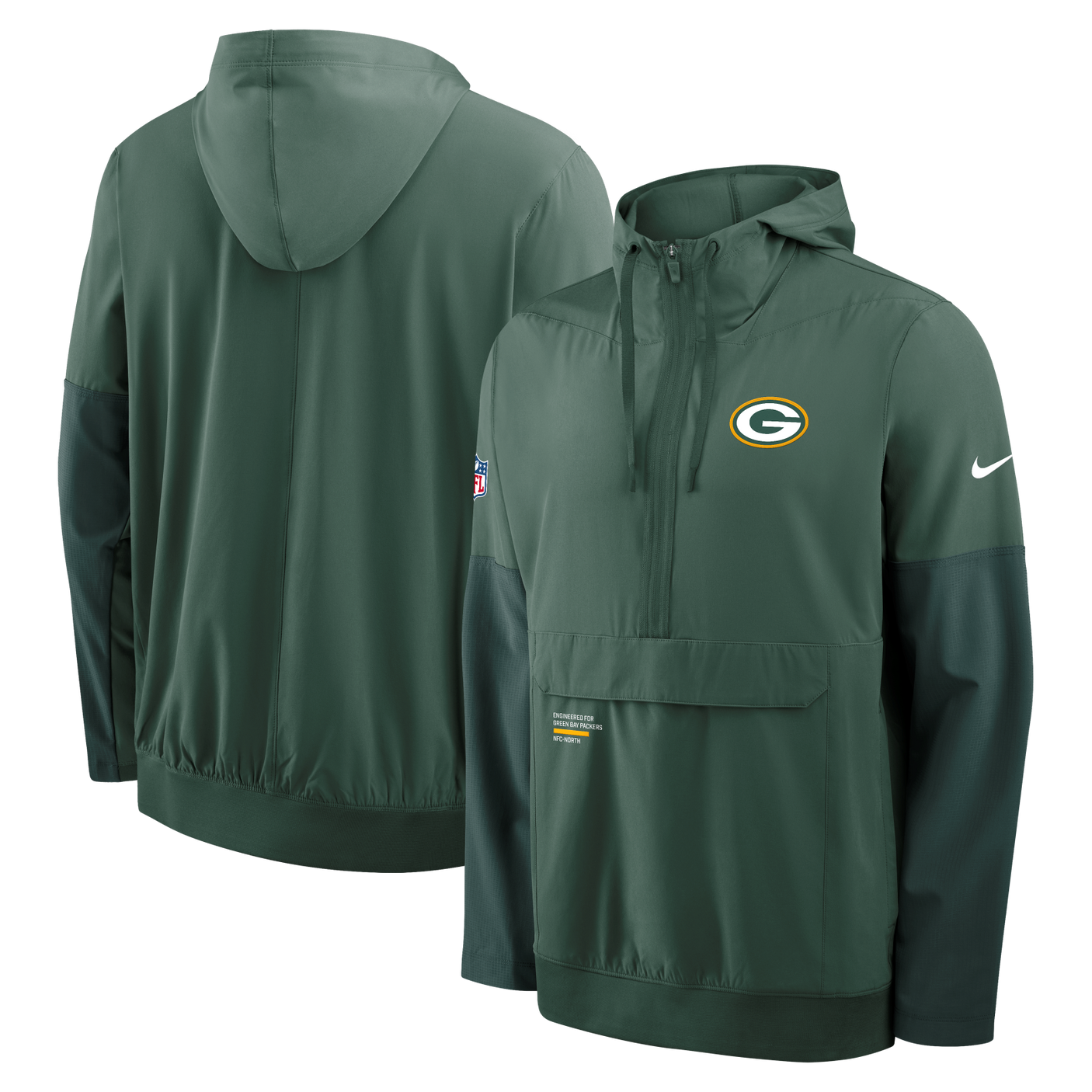 Packers 2025 Nike Men's Anorak Long Sleeve Jacket