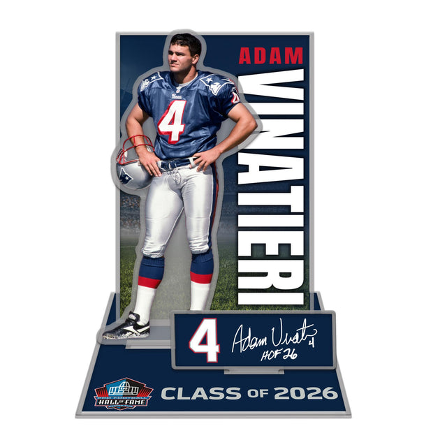 Patriots Adam Vinateri Acrylic Stand Up