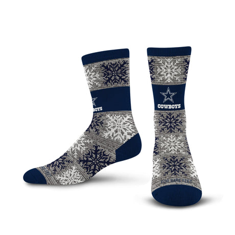 Cowboys 2026 Big Snowflakes Sock Pro Football Hall of Fame