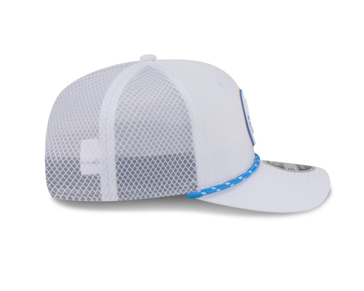 Chargers 2026 New Era Men's 9SEVENTY Stretch Snap Two-Tone Hat Pro Football Hall of Fame