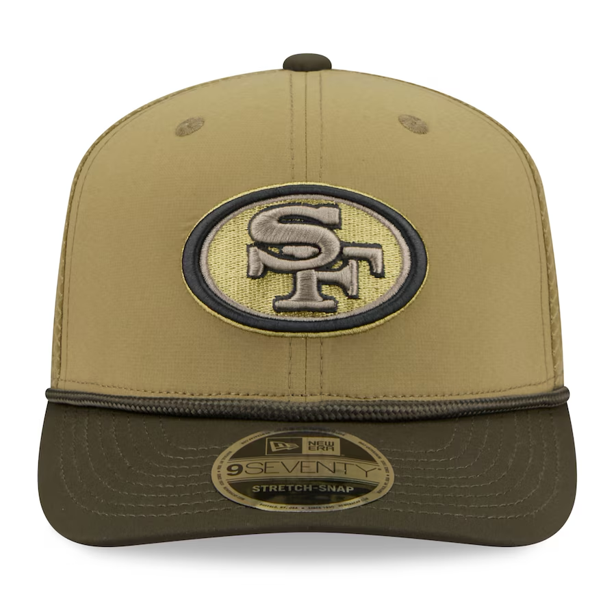 49ers 2025 New Era Men's 9SEVENTY Salute to Service Hat