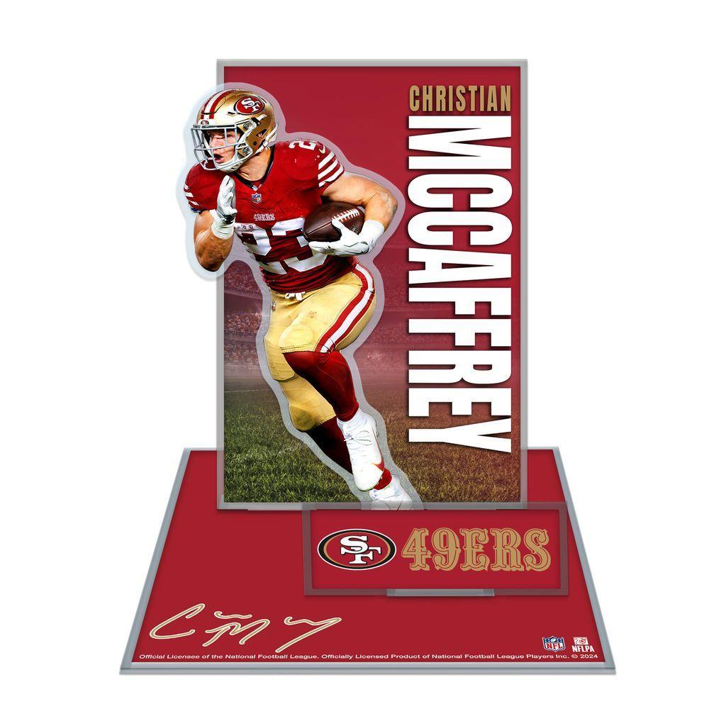 49ers Christian McCaffrey 3D Collector Stand
