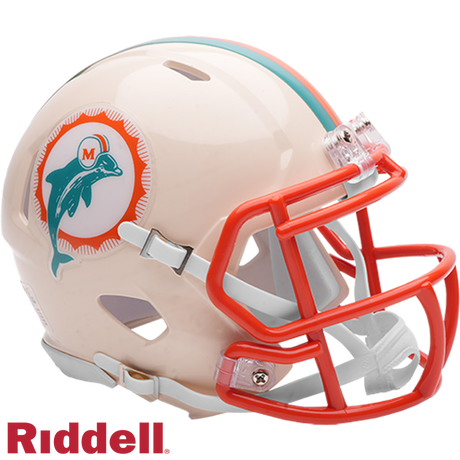 Dolphins 2026 Retro Mini Speed Helmet