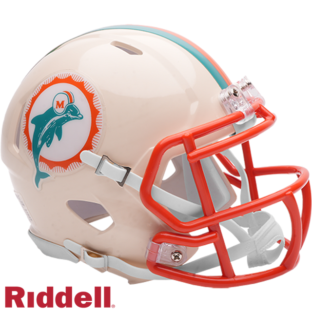 Dolphins 2026 Retro Mini Speed Helmet