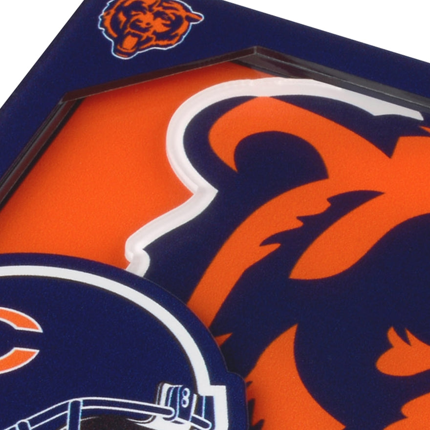 Bears 3D Logo Series Coaster