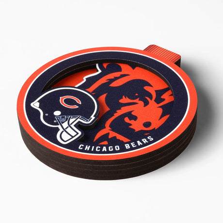 Bears 3-D Logo Ornament