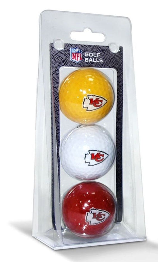 Chiefs Golf Balls 3-Pack