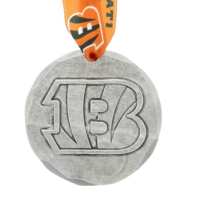 Bengals Classic Round Aluminum Ornament