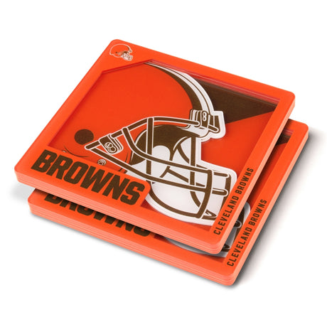 Browns 3D Logo Series Coaster