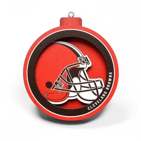 Browns 3-D Logo Ornament