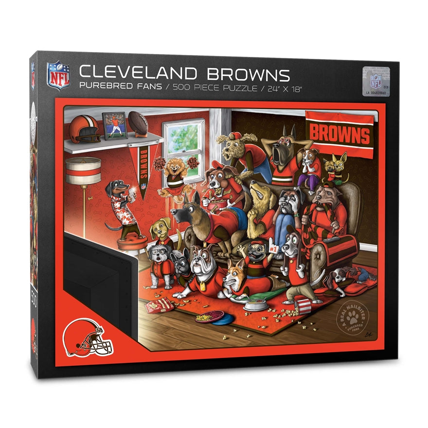 Browns Purebred Fans Puzzle - A Real Nailbiter