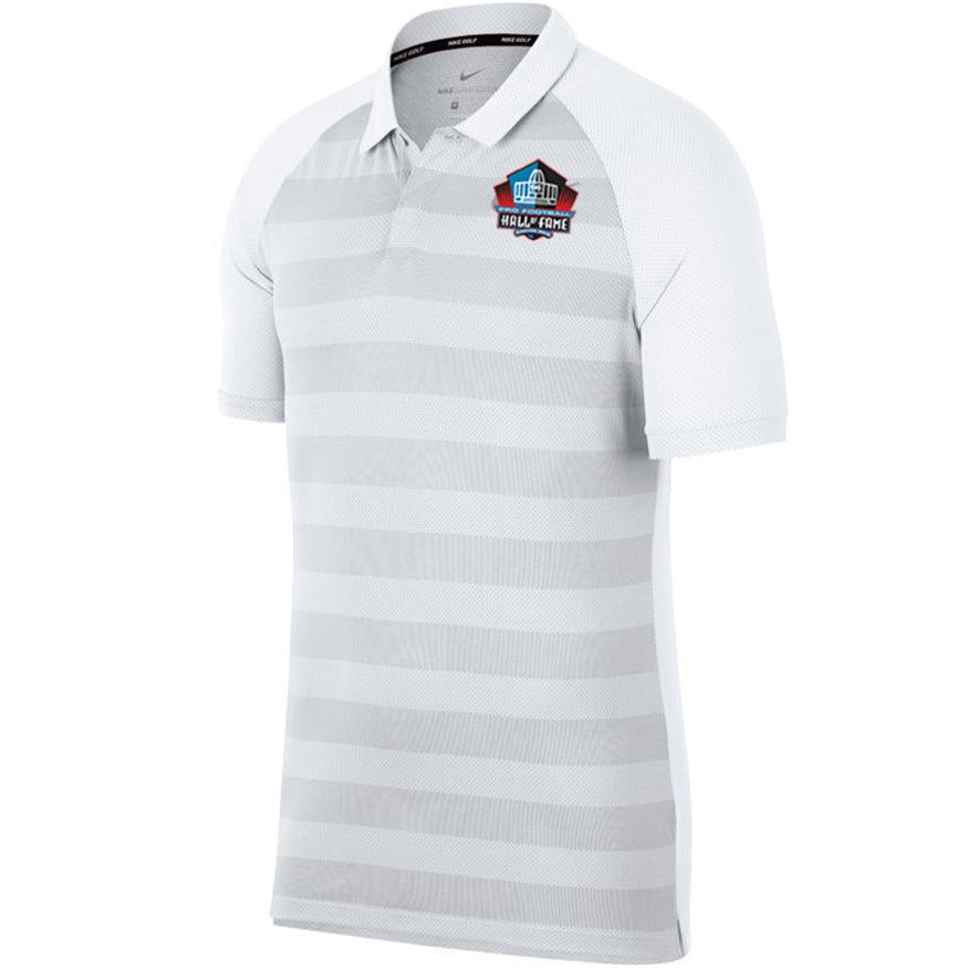 Hall of Fame Nike Zonal Cooling Golf Polo - White/Wolf Grey