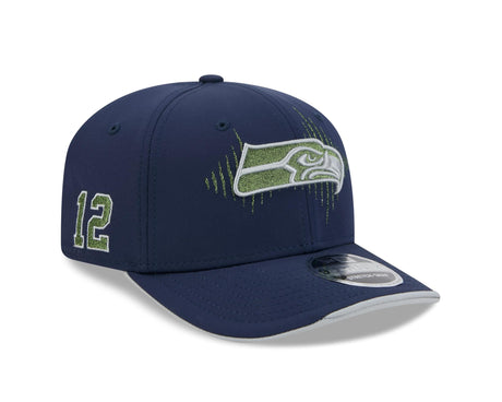 Seahawks 2026 New Era Men's 9SEVENTY Stretch Snap Rivalry Hat Pro Football Hall of Fame