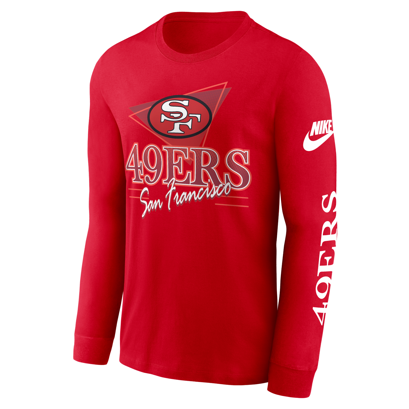 49ers 2025 Nike Men's Rewind Long Sleeve T-Shirt