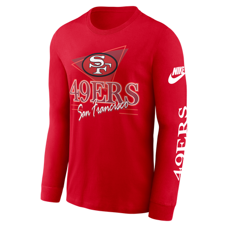 49ers 2025 Nike Men's Rewind Long Sleeve T-Shirt