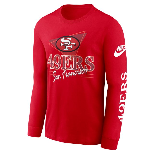 49ers 2025 Nike Men's Rewind Long Sleeve T-Shirt
