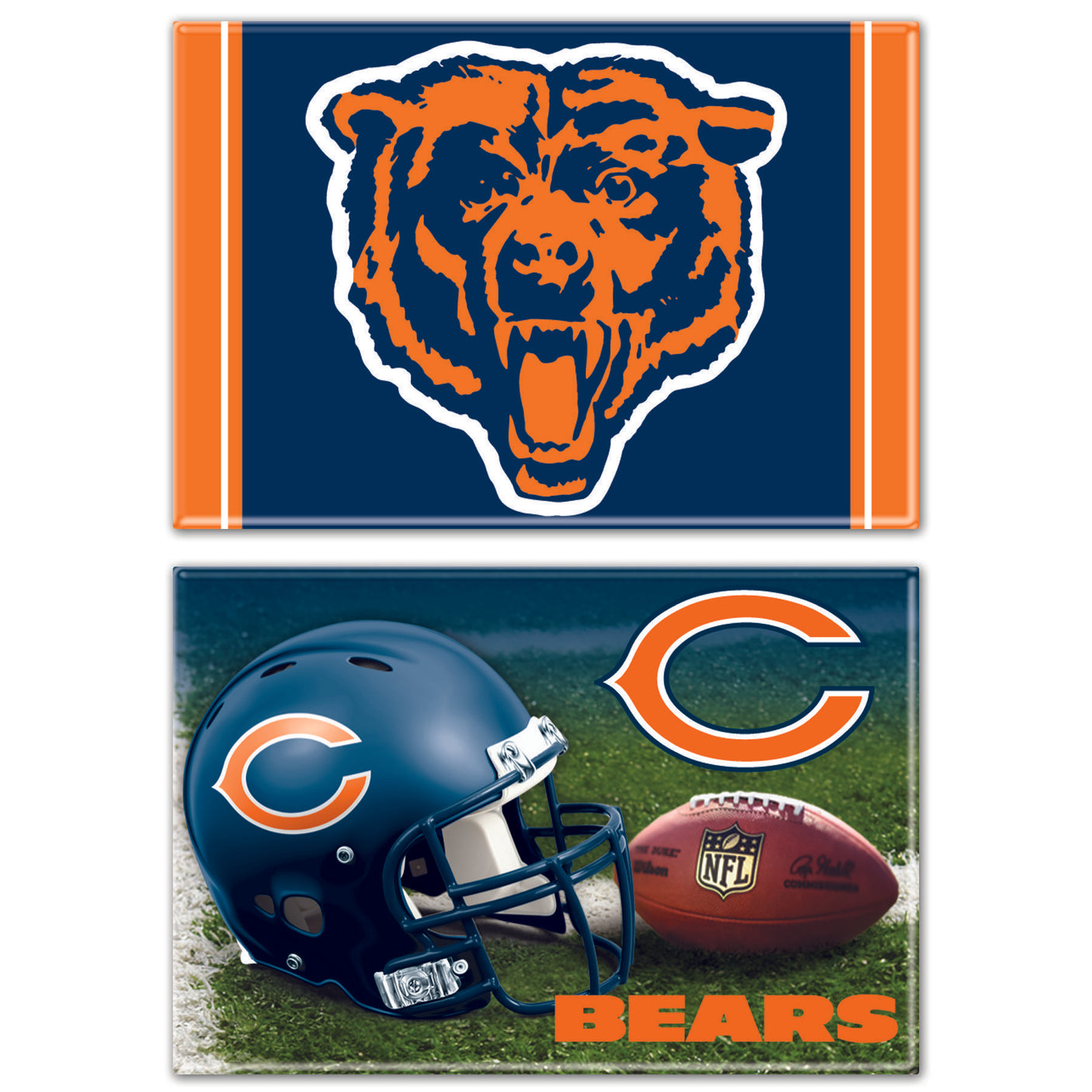Bears 2- Pack Rectangle Magnets
