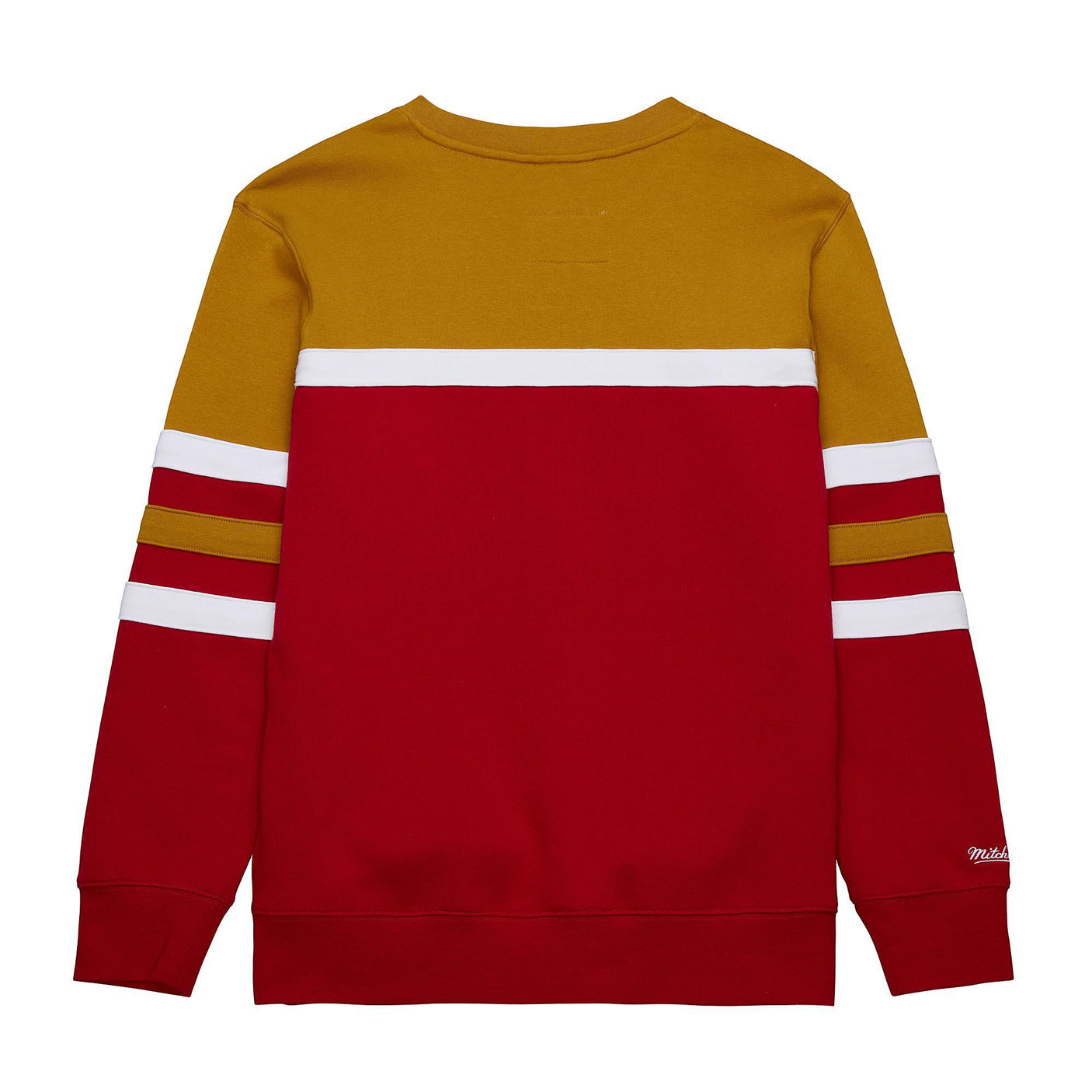 49ers Men's Mitchell & Ness Head Coach Vintage Logo Crewneck