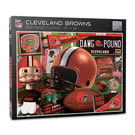 Browns Retro Series Puzzle - 500 Pieces