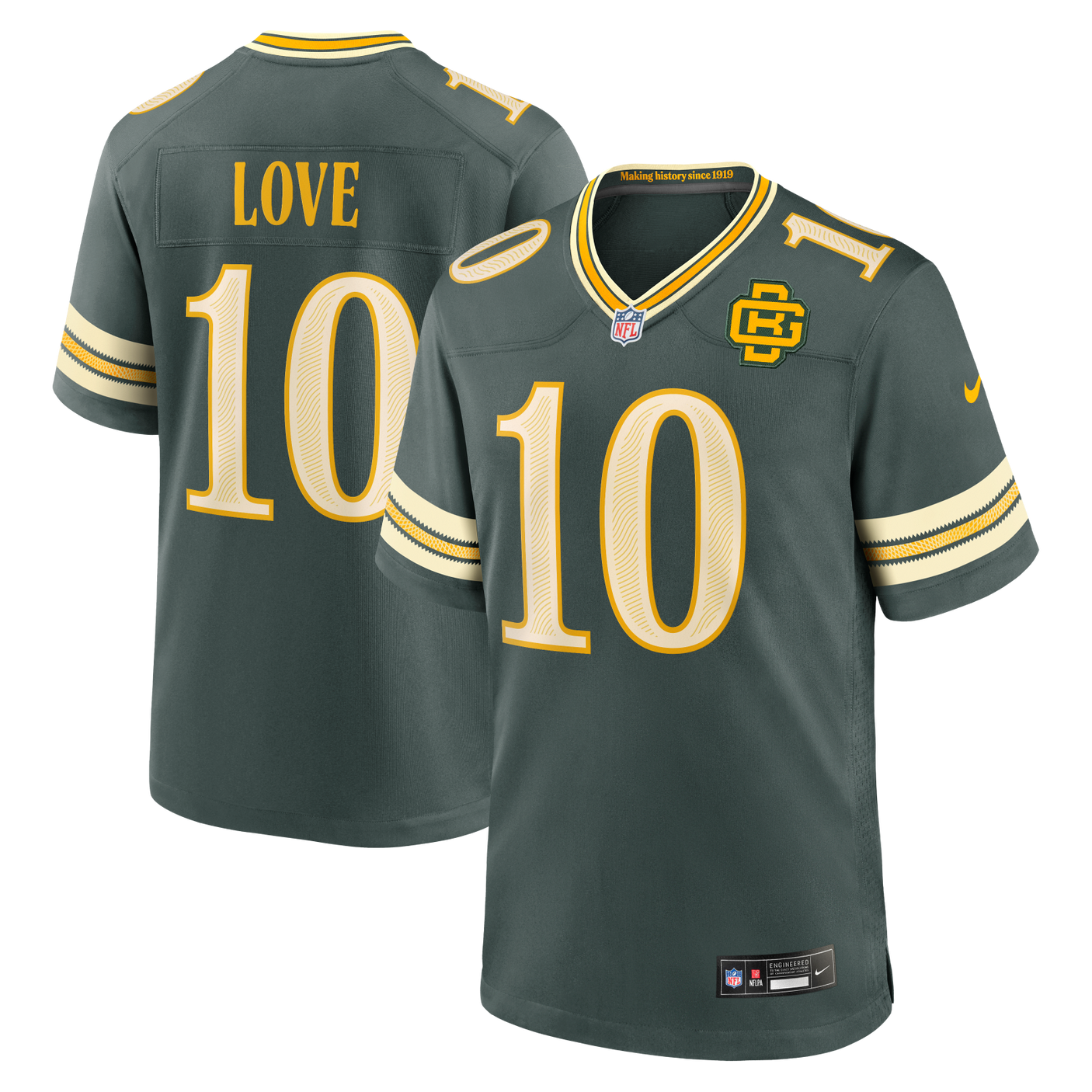 Packers 2026 Jordan Love Nike Men's Rivalry Jersey