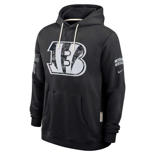 Bengals 2026 Nike Men's Salute to Service Hoodie Pro Football Hall of Fame