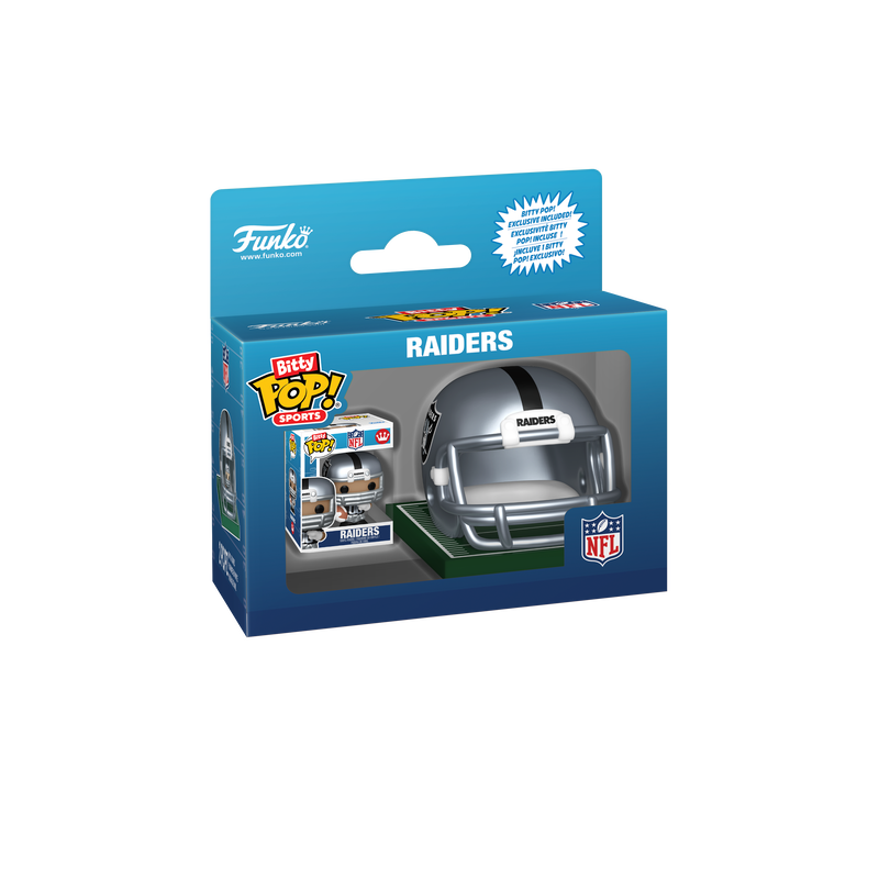Raiders Funko Bitty POP Helmet & Player
