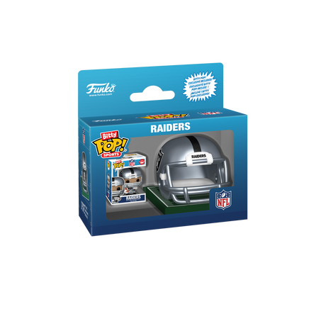 Raiders Funko Bitty POP Helmet & Player