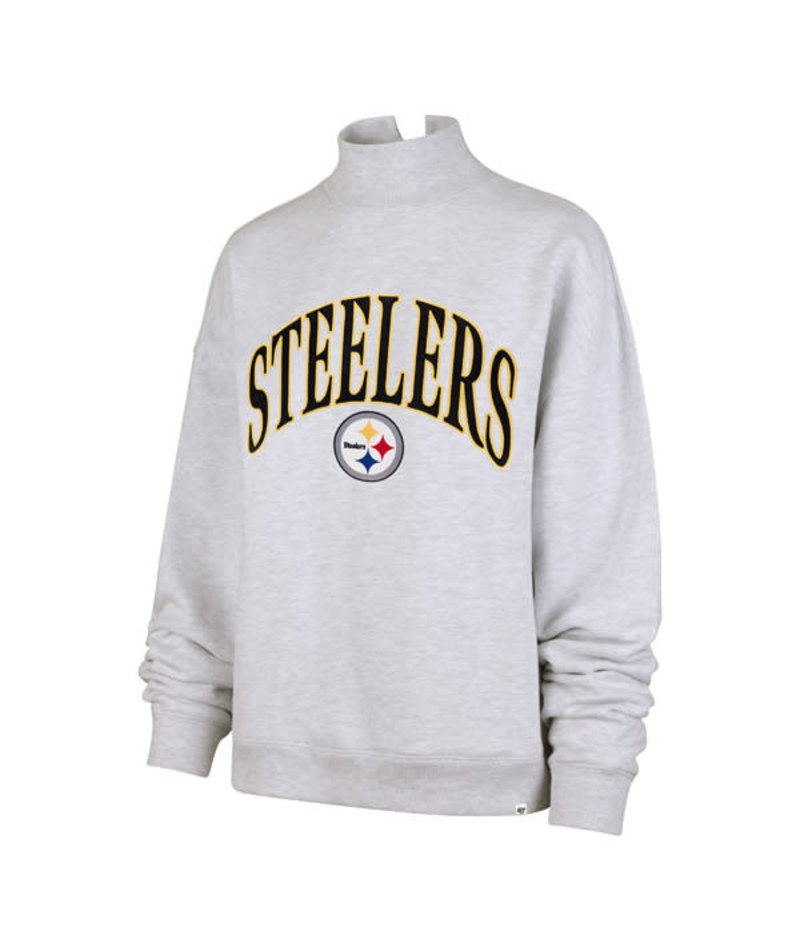 Steelers 2025 '47 Brand Women's Relay Vintage Mock Neck Pullover