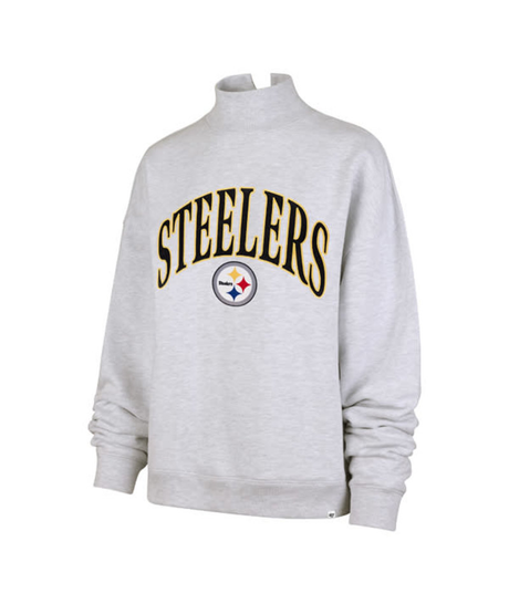Steelers 2025 '47 Brand Women's Relay Vintage Mock Neck Pullover
