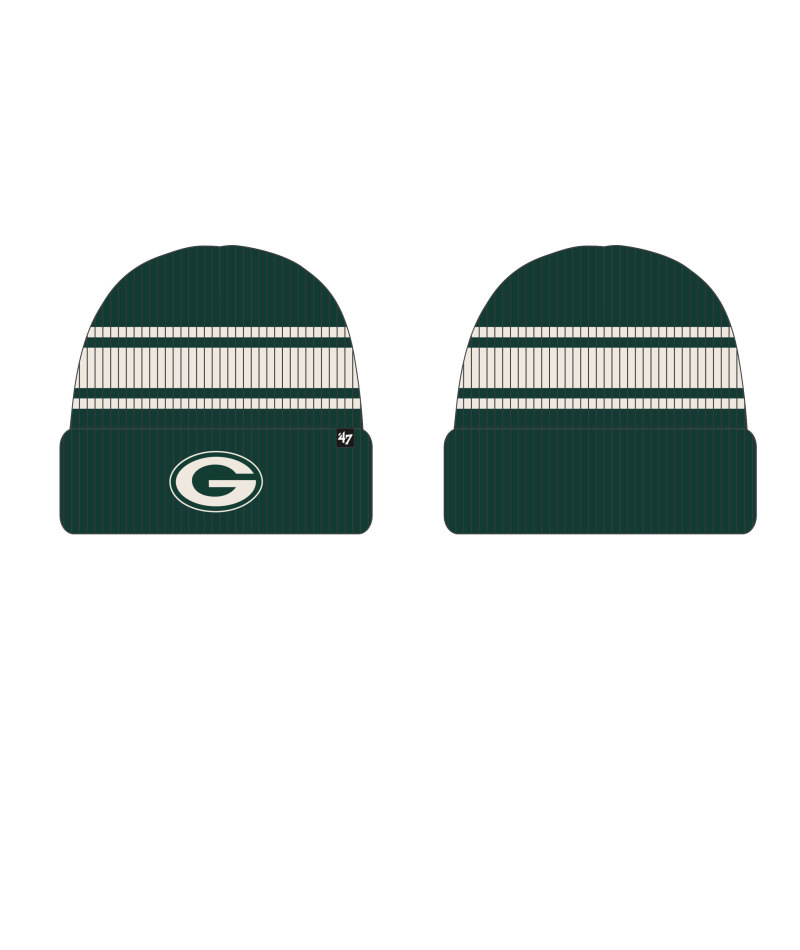 Packers 2025 '47 Brand Men's Harbor Stripe Cuff Knit