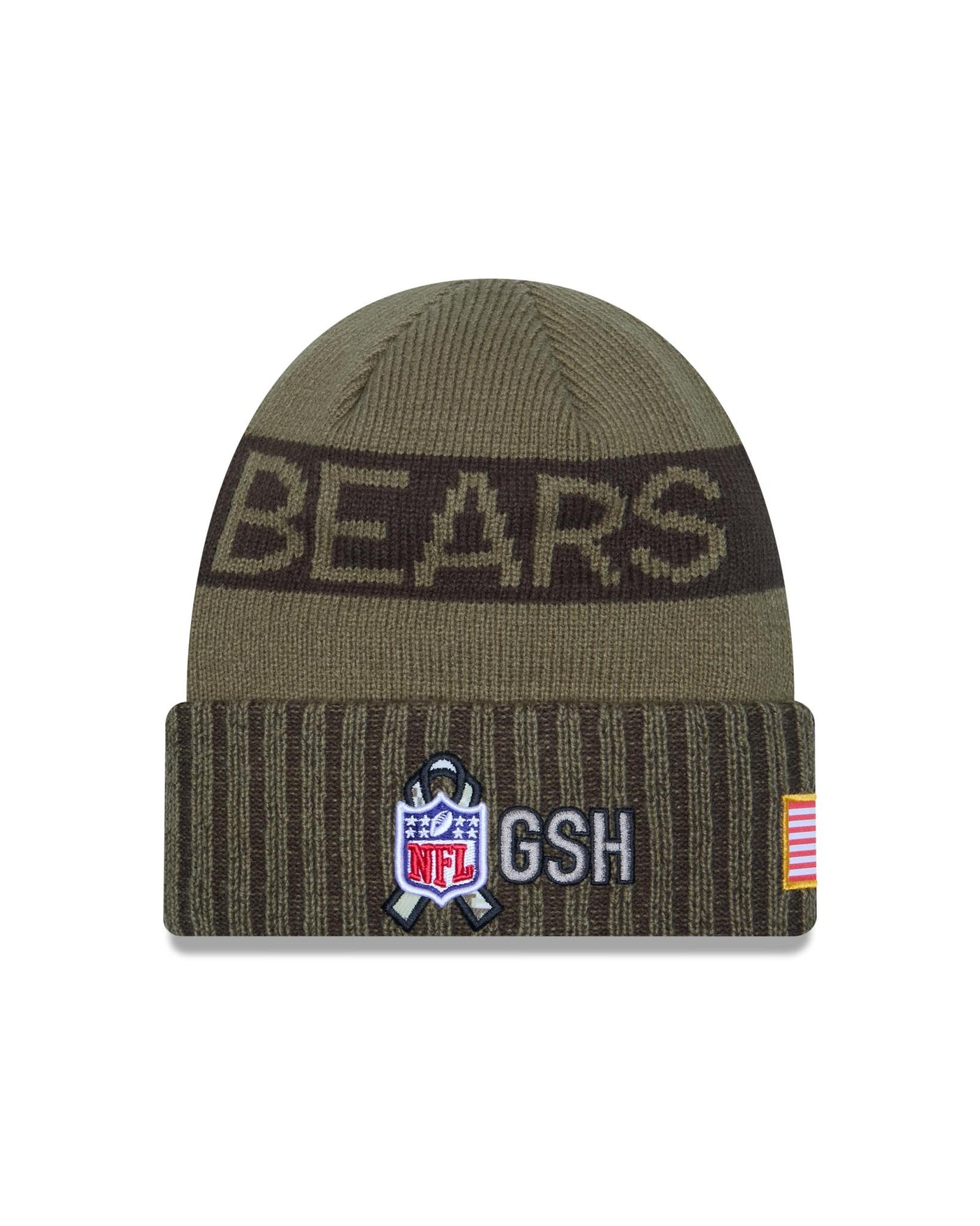 Bears 2025 Men's New Era Salute to Service Knit