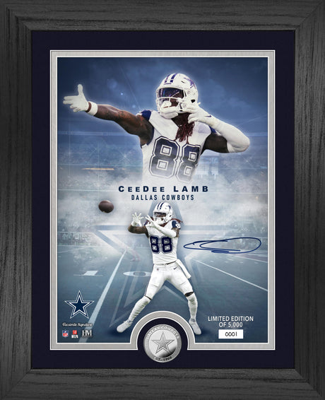 Dallas Cowboys CeeDee Lamb NFL Legends Silver Coin Photo Mint
