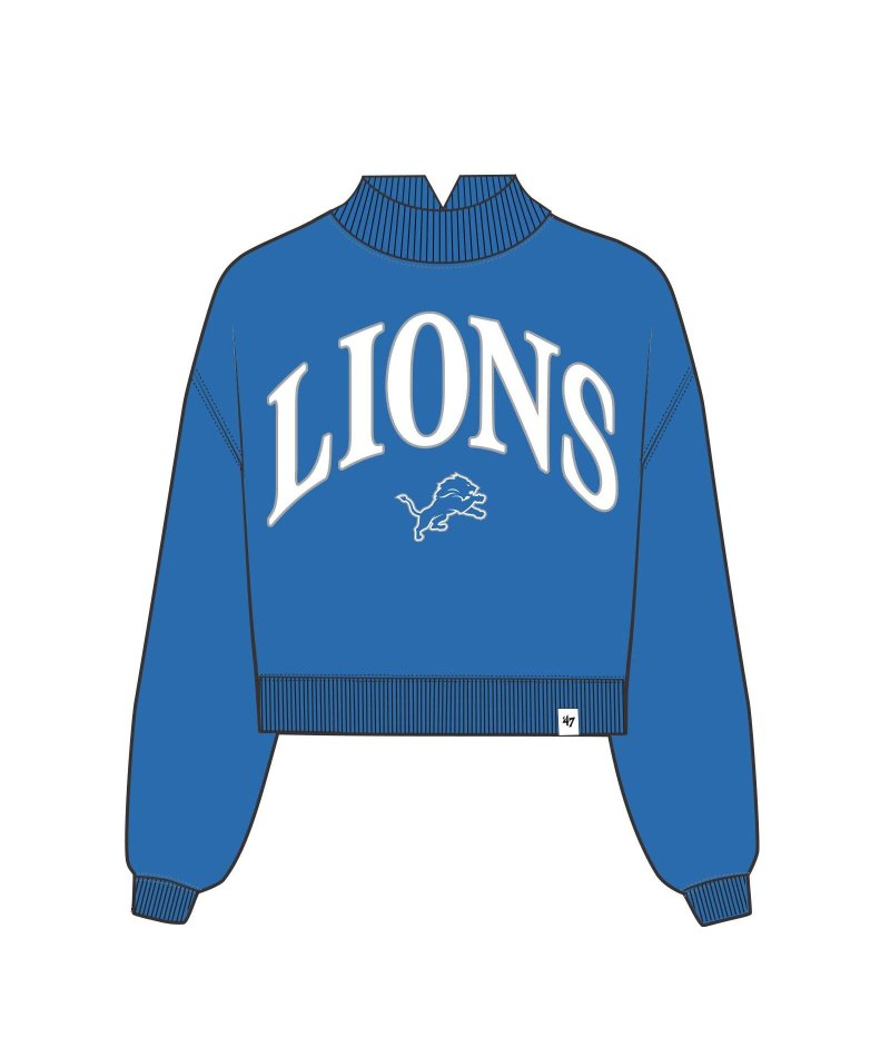 Lions 2026 '47 Brand Women's Vantage Mock Neck Pullover (10356138377492)