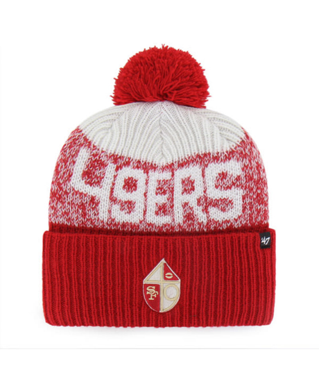 49ers 2026 '47 Brand Men's Bone Chill Cuff Knit Pro Football Hall of Fame