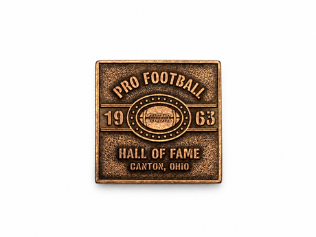 Hall of Fame Antique Bronze Magnet Pro Football Hall of Fame