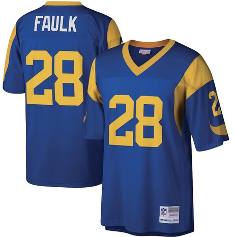 Rams Marshall Faulk Mitchell & Ness Legacy Jersey 1999
