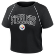 Steelers 2026 Fanatics Women's Cropped Short Sleeve Fashion Top
