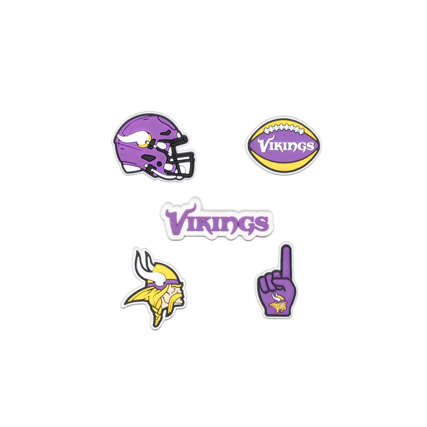 Vikings 2025 5-Pack Team Clog Charms