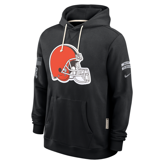 Browns 2026 Nike Men's Salute to Service Hoodie Pro Football Hall of Fame