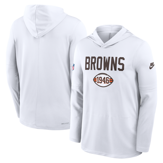 Browns 2025 Nike Men's Lightweight Hoodie Top Long Sleeve
