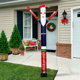 Seahawks Team Pride Inflatable Crazy Christmas Santa Sports Fan