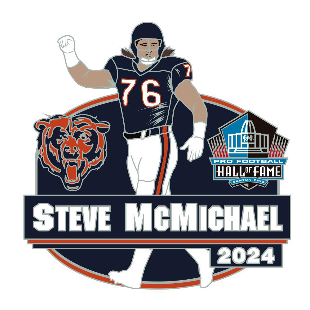 Steve McMichael Class of 2024 Action Pin