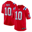 Patriots Drake Maye Men's Nike Alternate Game Jersey
