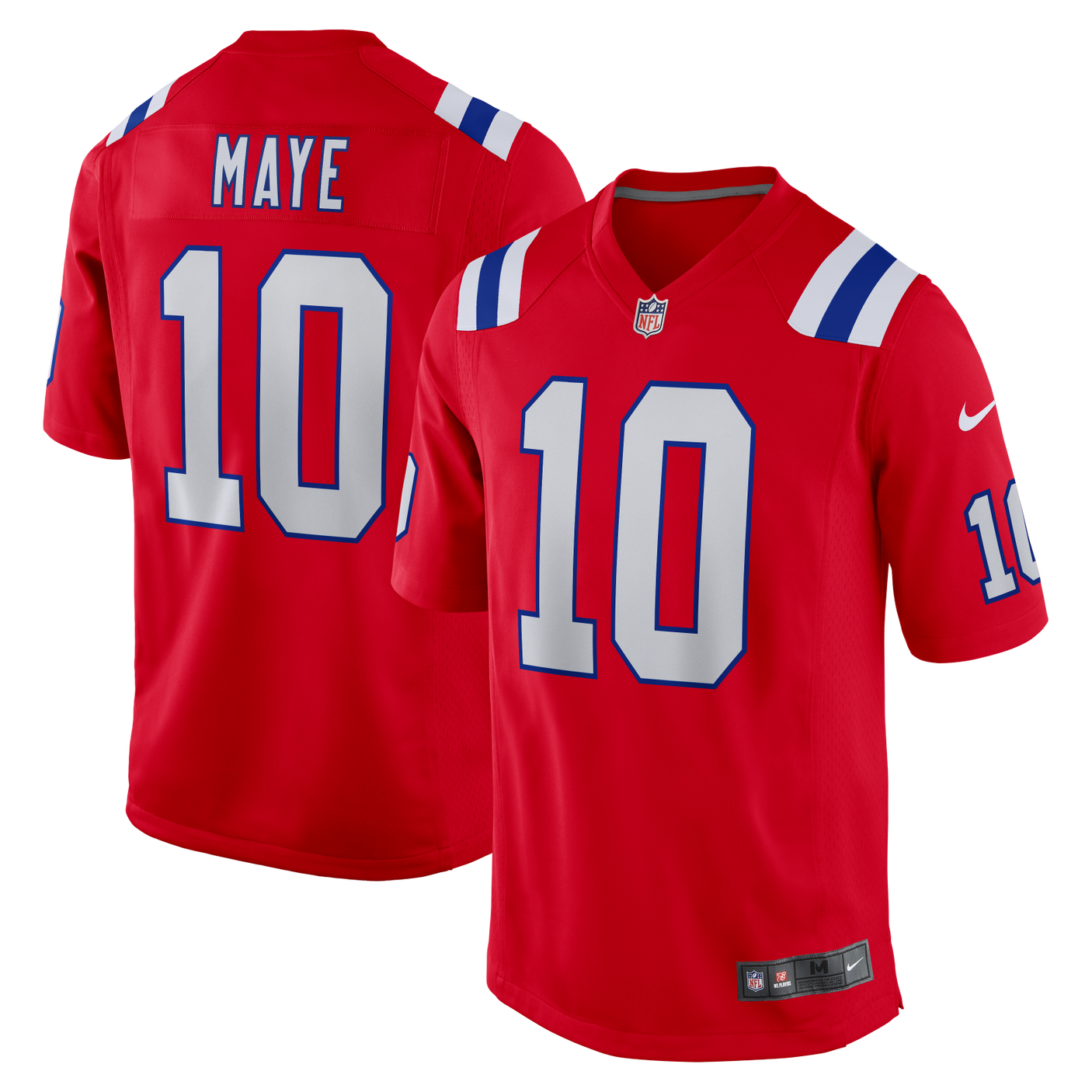 Patriots Drake Maye Men's Nike Alternate Game Jersey