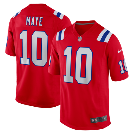 Patriots Drake Maye Men's Nike Alternate Game Jersey