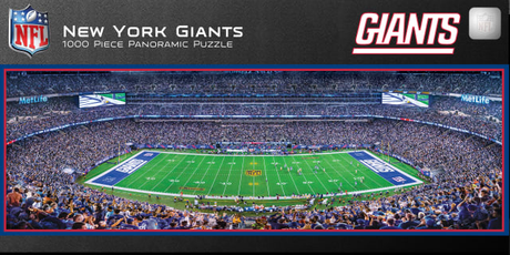 Giants 1000pc Panoramic Puzzle - DS Pro Football Hall of Fame