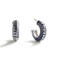 Cowboys Puffy Enamel Hoop Earrings