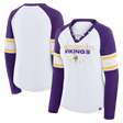 Vikings 2025 Women's Fanatics Blitz Package Long Sleeve Fashion Top
